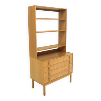 Scandinavian teak bookcase by Bertil Fridhagen for Bodafors, Sweden,