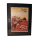 Numbered and printed framed Fiat advertising poster in Italy