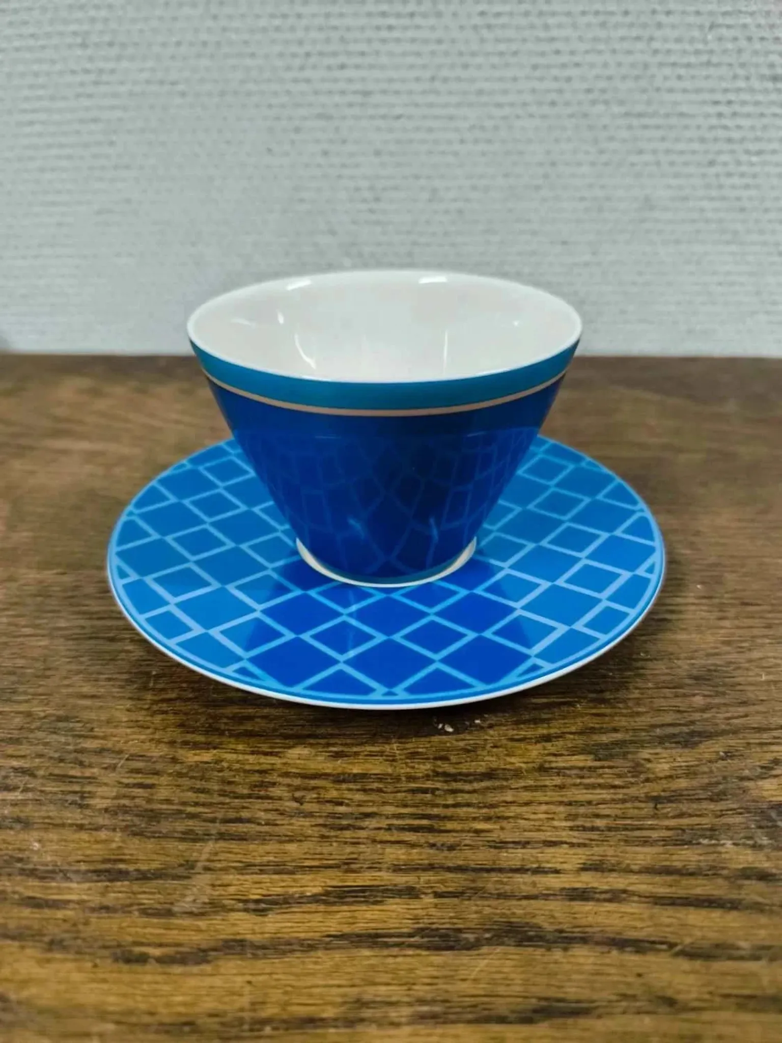 Cup + saucer Villeroy & Boch Café Club blue