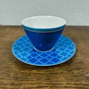 Cup + saucer Villeroy & Boch Café Club blue