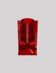Lampe de table en plastique rouge Kartell - modèle Take - design de Ferruccio Laviani