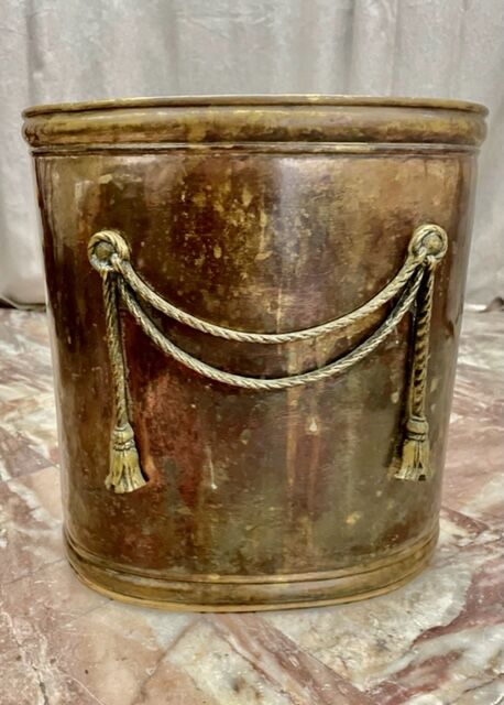 Brass paper basket 1940