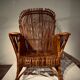 Paire de fauteuils en rotin