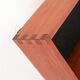 Mid-century wall shelf with mirror / 1960s / 1970s / Danish modern design / black