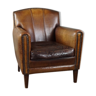 Patinated swarf armchair