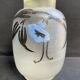 Vase F. T. Legras émaillé et peint signé