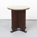 Antique Dutch Art Deco Bauhaus Side Table
