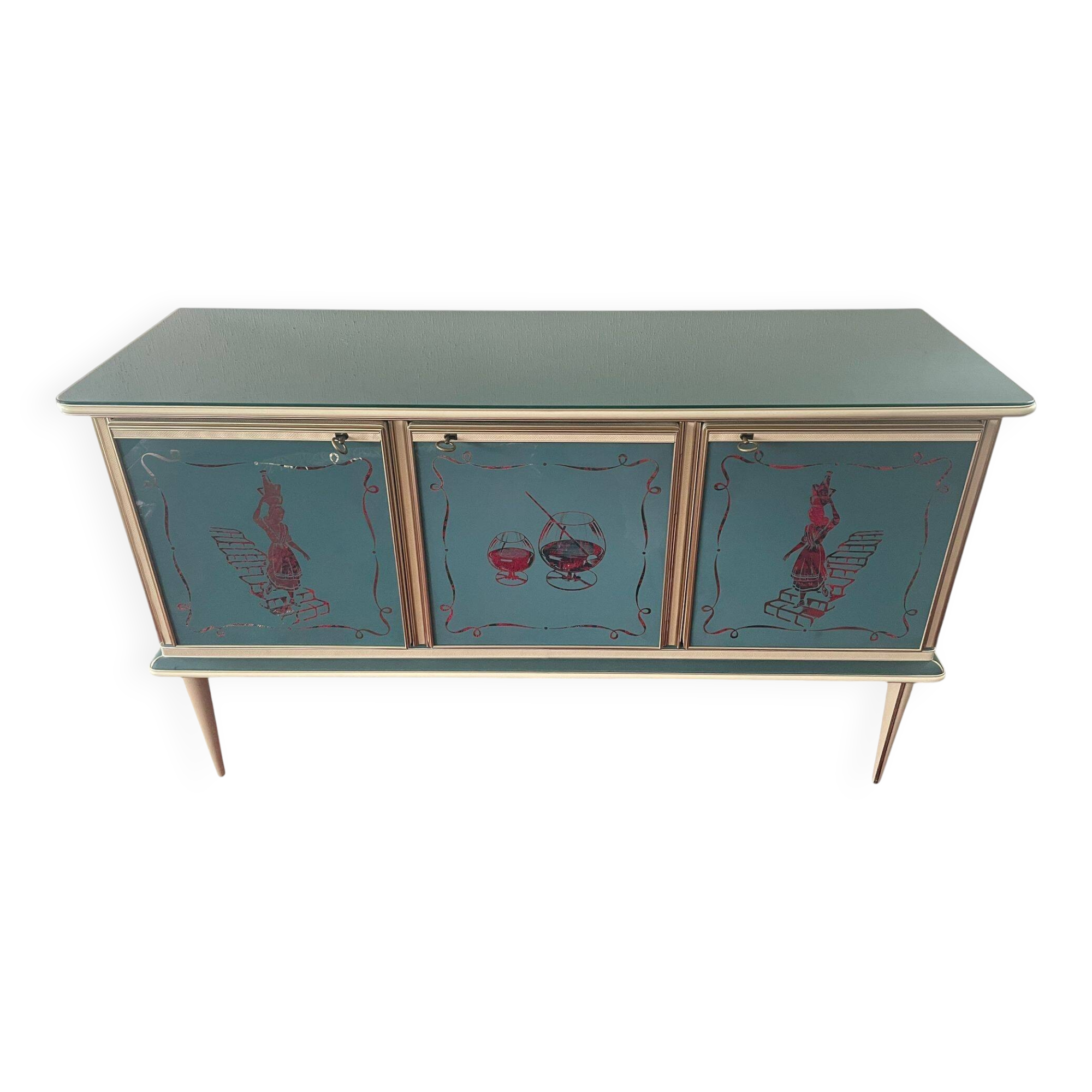 Umberto Mascagni for Harrods London — Three-door buffet