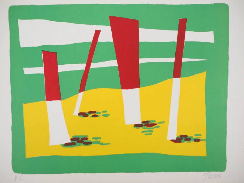 Léon Gischia: The Beach, original signed lithograph