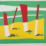 Léon Gischia: The Beach, original signed lithograph