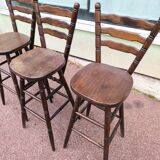 Set of 3 bistro bar stools