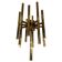 Mid-century design brass floor lamp, 1980s in style of Gaetano Sciolari