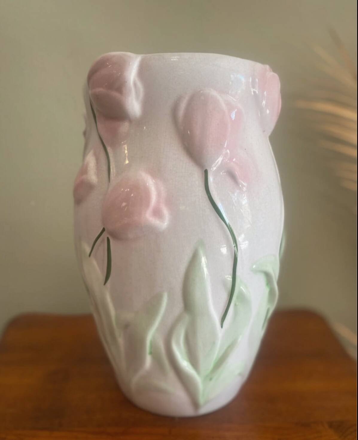 Tulip Barbotine Vase