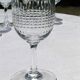 BACCARAT NANCY - 12 Glasses of white wine in cut crystal - Signed - H 12,5cm