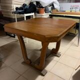 Art deco extendable table