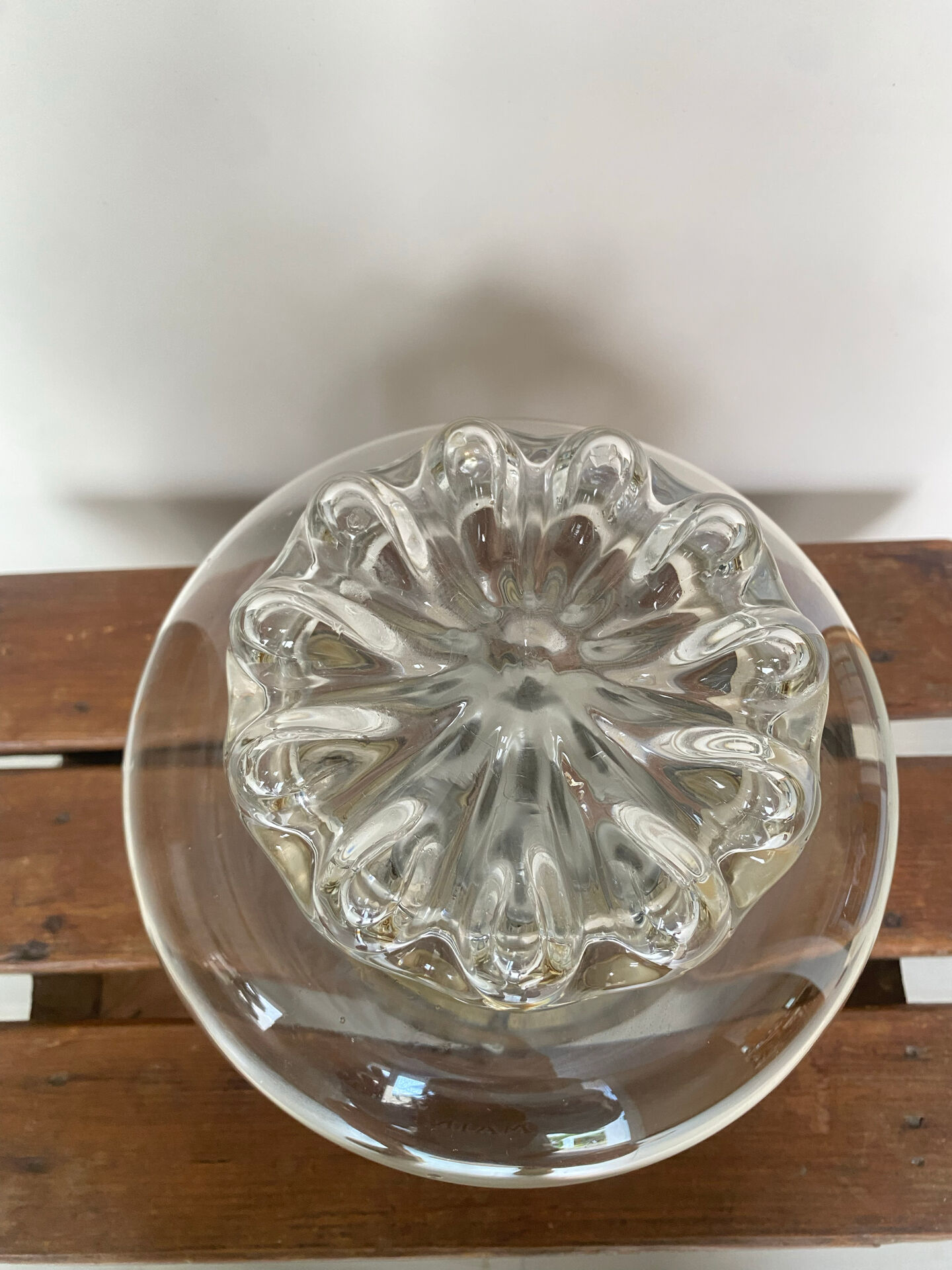 Vintage 70's wall-mounted ceiling light