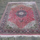 Sino ghoum handmade persian oriental rug in silk 250 x 158