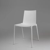 21th Century elegant white design chair, Belgium