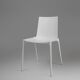 Chaise blanche élégante du 21e siècle, Belgique