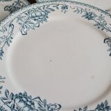 Set of 7 iron clay plates