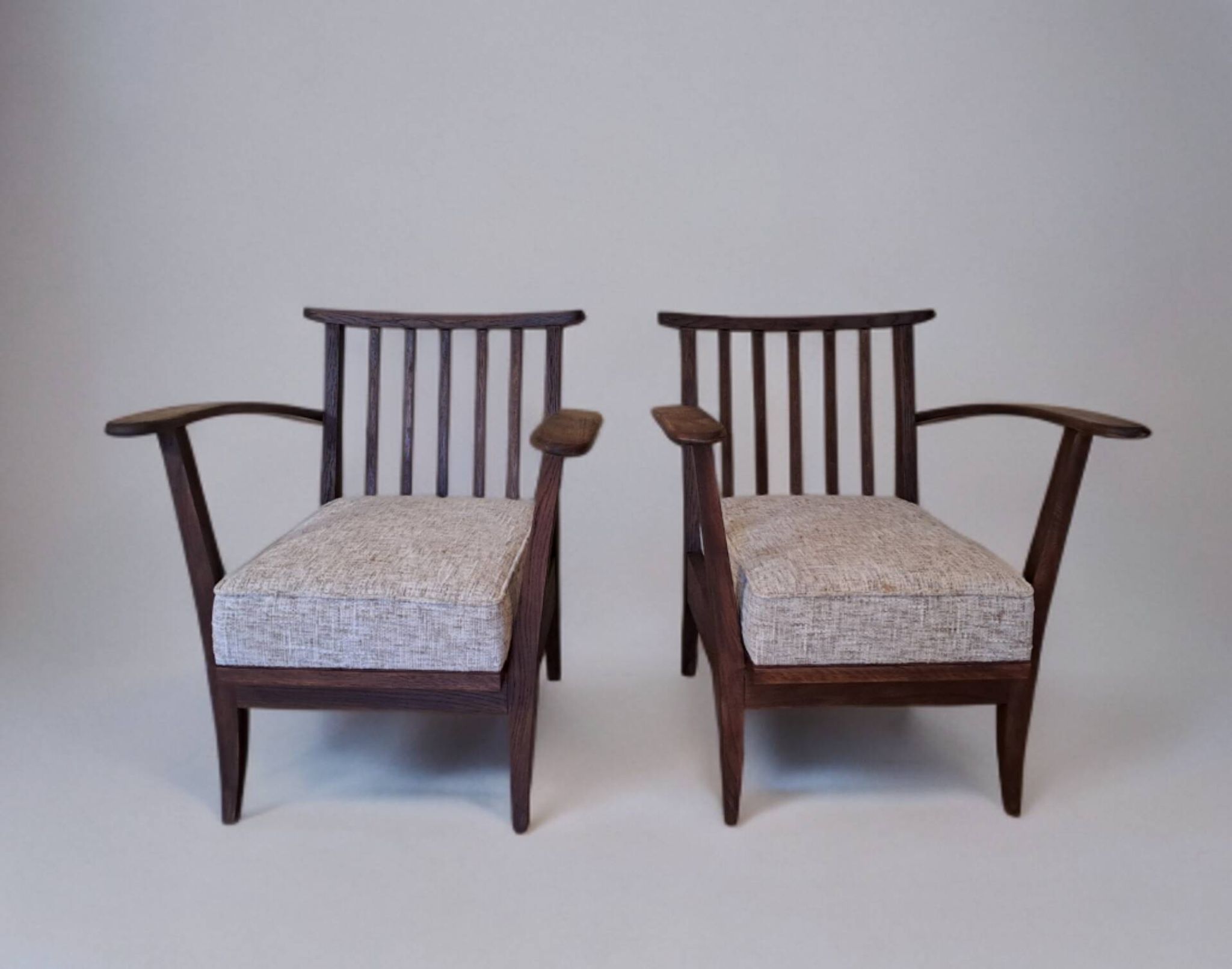 Paire de fauteuils ULUV tchèques, 1950