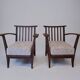 Pair of ULUV armchairs, Czech vintage 1950s