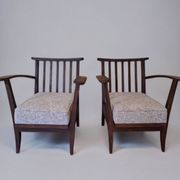 Paire de fauteuils ULUV tchèques, 1950