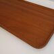 Scandinavian vintage 1960 mahogany tray