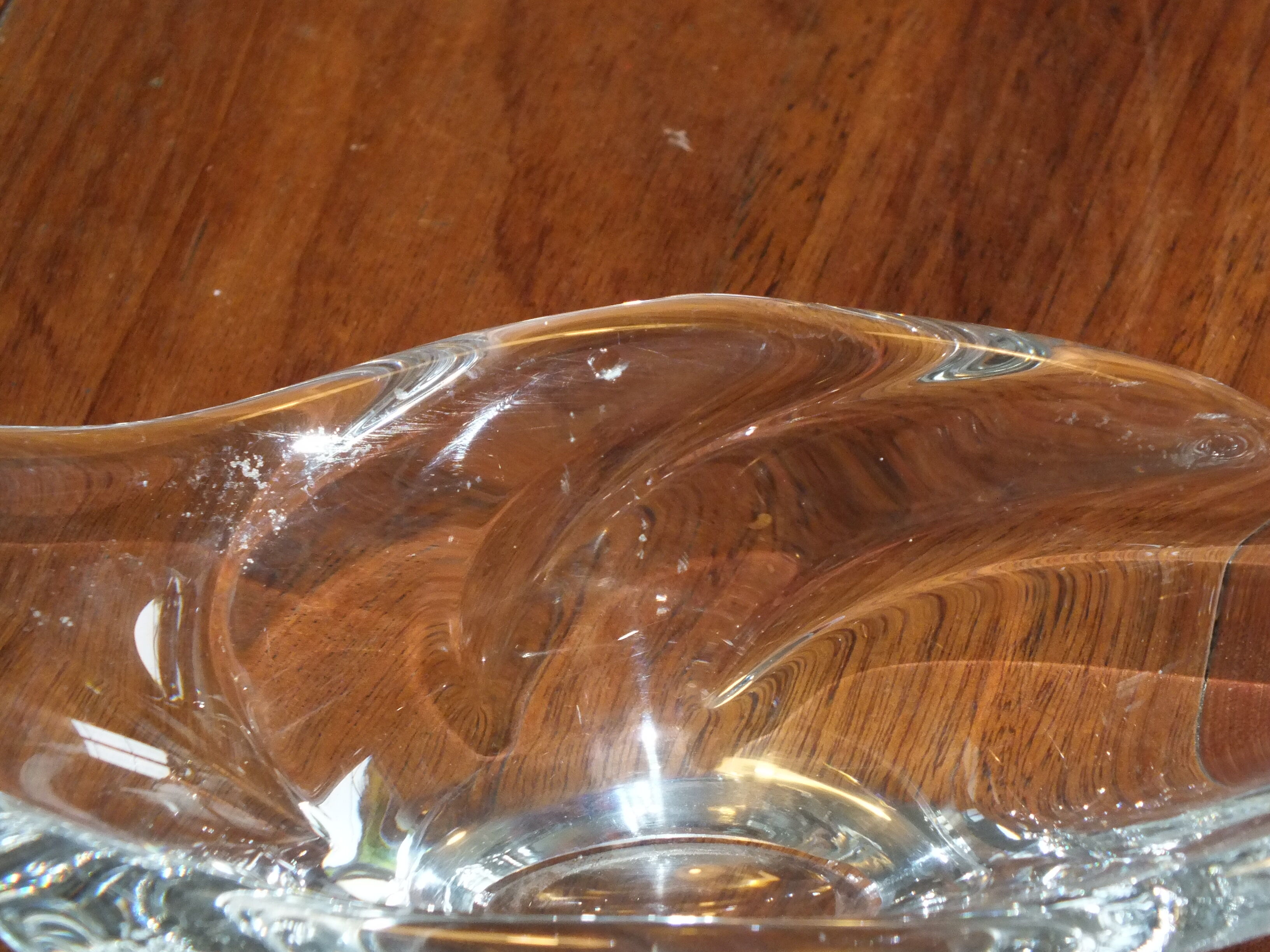 Molded crystal cut by Daum Nancy