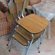 Lot chairs year 60 formica