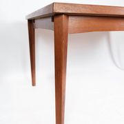 Table à manger en teck avec rallonges, de design danois, années 1960