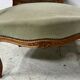 Pair of Louis XV style armchairs in solid walnut, 20th century.