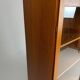 Vintage Teak Highboard Shelf Display Cabinet by Omann Jun 60s Danish Design