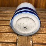 Old BETSCHDORF Tankard Gray Blue Sandstone Vintage #A604