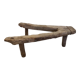 Banc brutaliste atypique