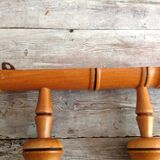 Bamboo-style coat hanger