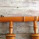 Bamboo-style coat hanger