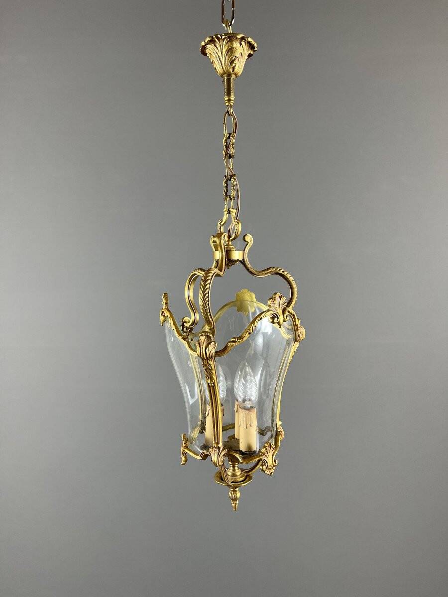 Louis XV style hanging lantern, 20th century