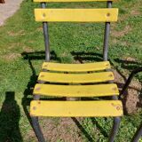 Metal bistro chairs