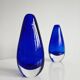 Murano glass vase Sommerso Mid Century Modern 1970s