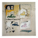 Jean michel basquiat, voitures anciennes 1981, sous licence artestar ny