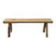 Banc artisanal wabi-sabi japandi décoration campagne design japonisant slow