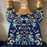 Traditional Russian painted candlesticks