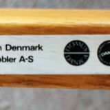 Series of 8 Scandinavian chairs in light oak by Domus Danica, Denmark