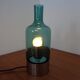 Italian glass and chrome table lamp, 1960s