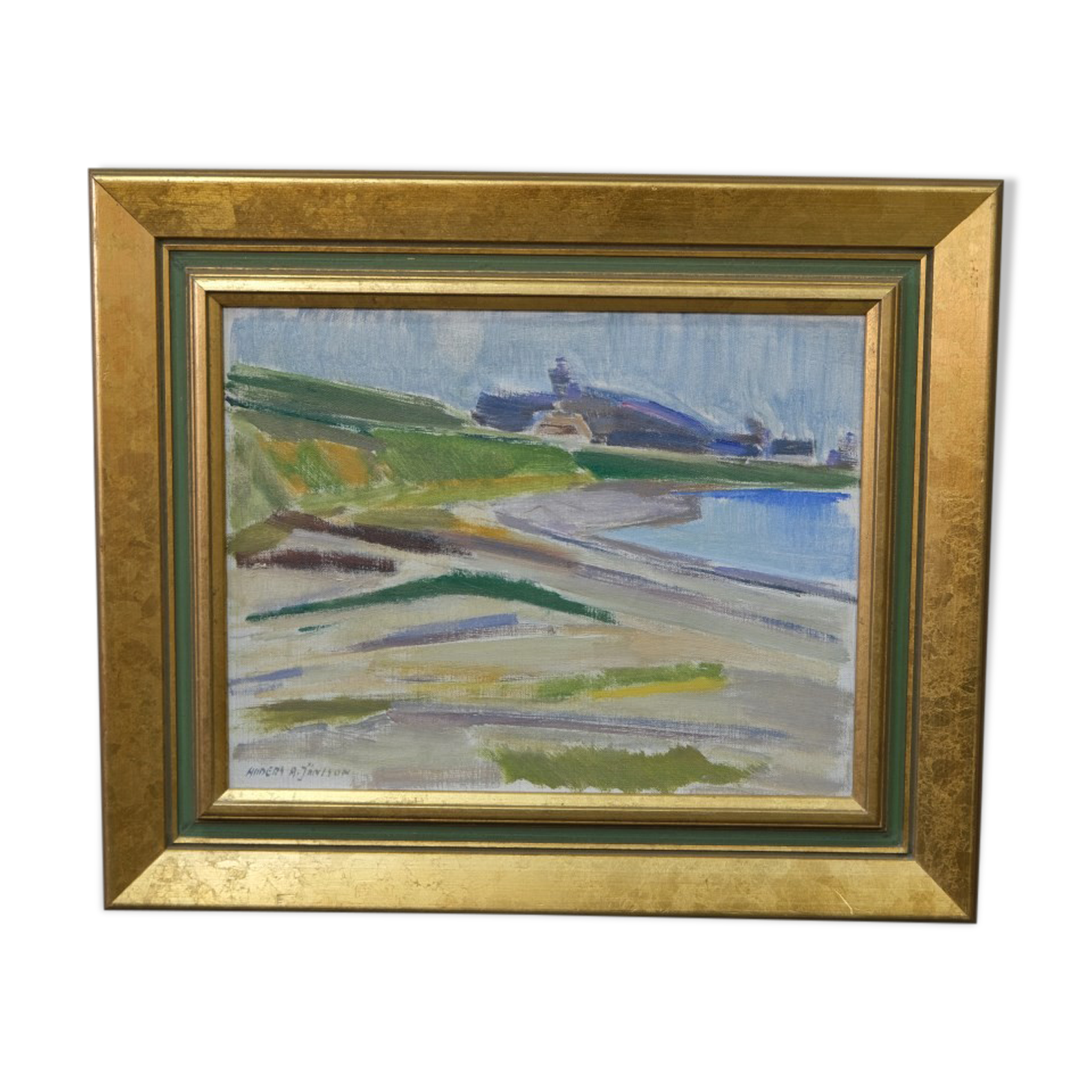 Anders A. Jonsson, Swedish landscape painting,  Oil on Canvas