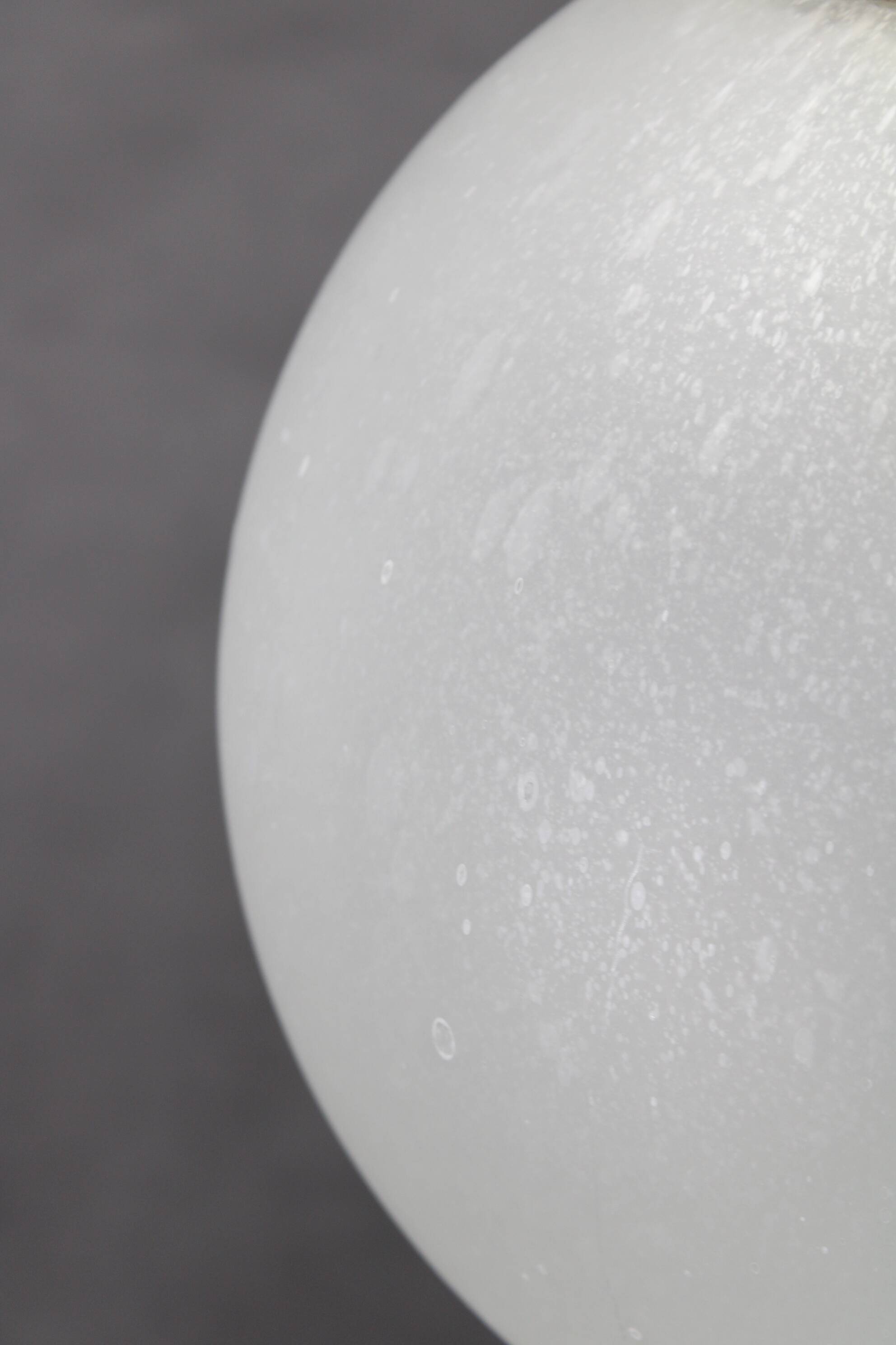 1970s Pendant Glass Light by Targetti , Italy