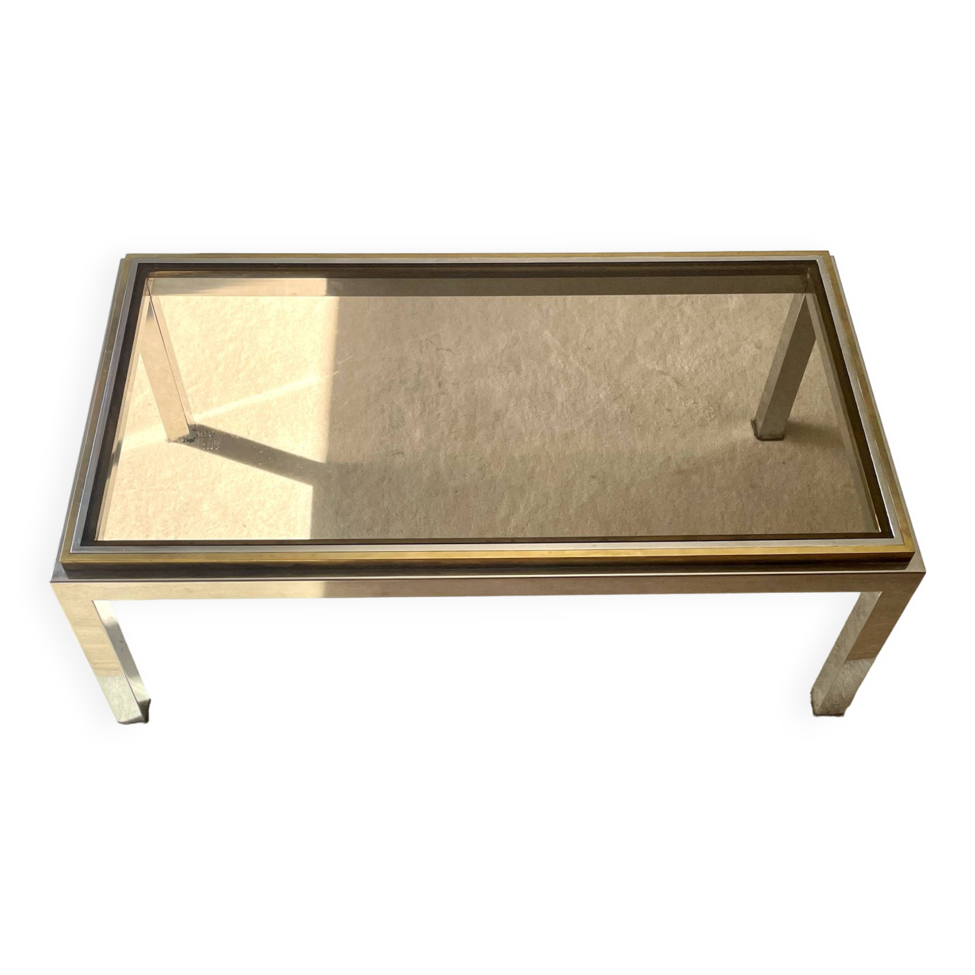 Willy Rizzo coffee table - Flaminia model - 1970s