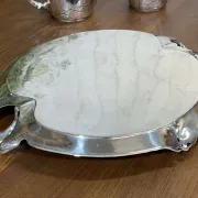 Art Nouveau silver-plated tea/coffee service, 4 pieces.
