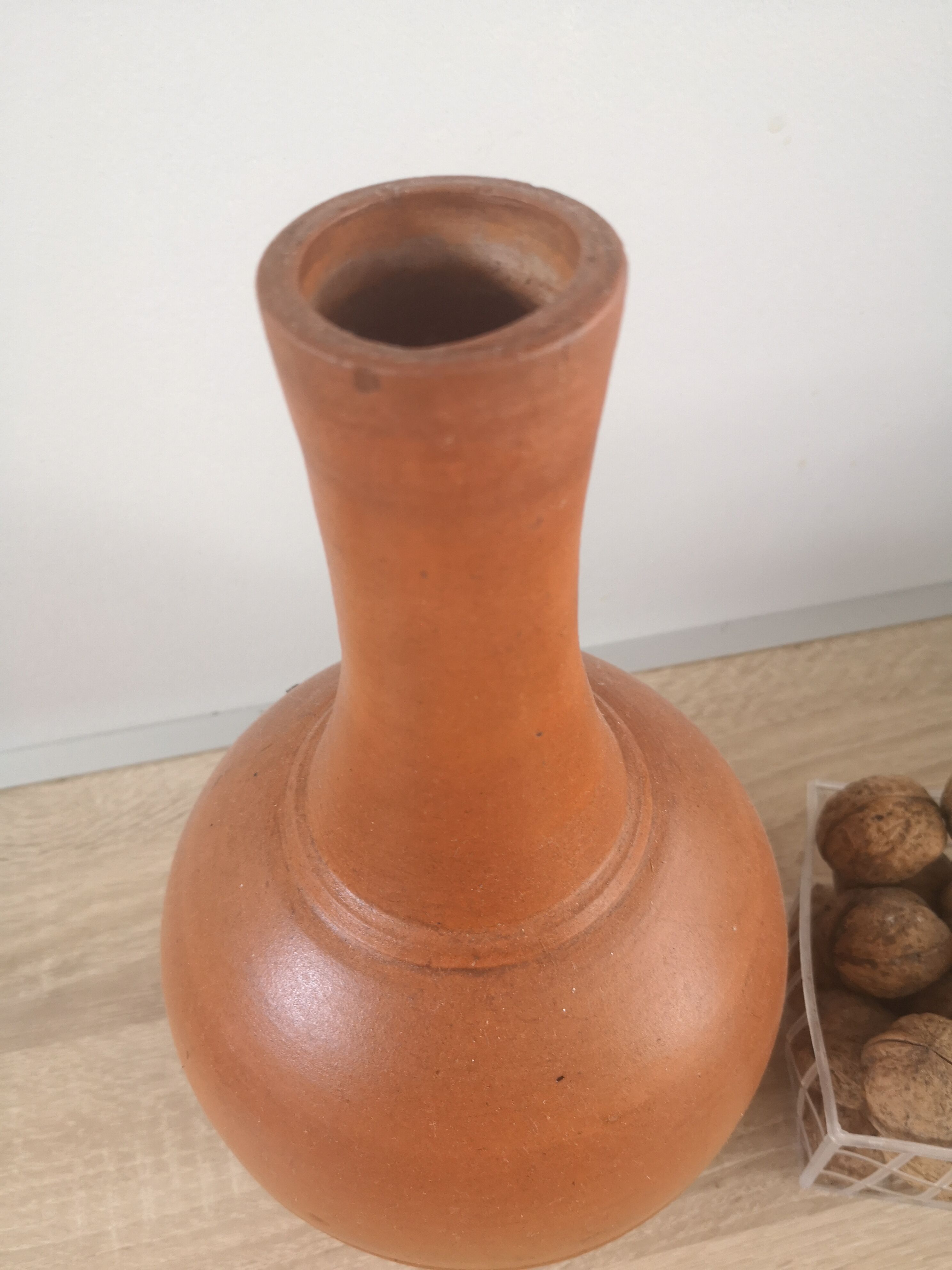Terracotta vase